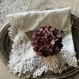 大人上品なバーガンディのあじさいコサージュ