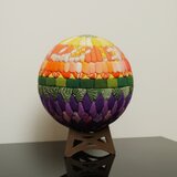 木目込み毬　with 　スタンド #81