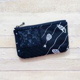 ふっくらポーチ（ミナペルホネン刺繍生地使用）z389