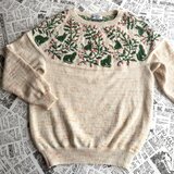 丸ヨークセーター　隠れんぼ猫