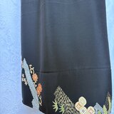 裾除け　シルクスカート　ロングスカート　038