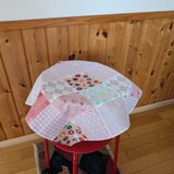 ♥️ピンクのパッチワーク♥️カーテン♥️カバー♥️目隠し♥★50✕50★