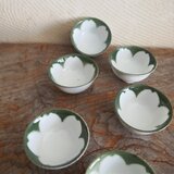 さくら紋様　盃6客　豆鉢　