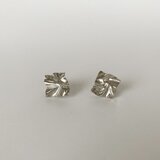 銀紙スタイルイヤリング｜Silver Earrings One of a kind（26003）