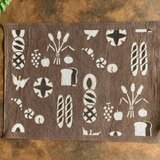 パンモチーフ染布　和のパターン