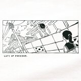 半袖Tシャツ『塀の上を歩く少年』メンズ レディース ホワイト アウトドア