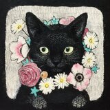 【オーダー品　ピンブローチ】24×29mm　天秤