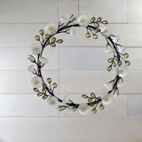 ガラスのリース［野花の花冠］ＬL