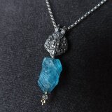 SV ・K18 Roug cut Apatite Necklace