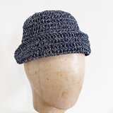 summer hat (ブルー)
