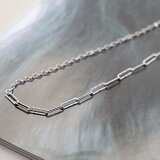 【母の日数量限定送料無料】3日以内発送！silver925アシンメトリーネックレス