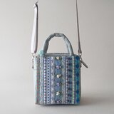 LIGHT BLUE FRANCE RIBBON MINI 2WAY BAG