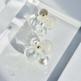 真珠花 -淡ひかり-| パール / レジンアクセサリー / 大人可愛い /上品アクセサリー/透明感/花モチーフ