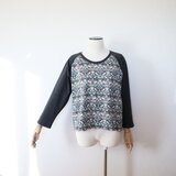 リバティ　ストロベリーシーフのラグランシャツ