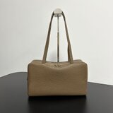 本革・牛革（頭層）トップグレイン シンプルレザートートバッグ｜ファスナー付き｜大人上品