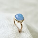 K10[四角い水のカルセドニー]ring