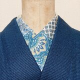 半衿　コットンプリント　両面使い　マルチ使い　
