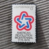 アメリカ1971年　切手ブローチ 10957