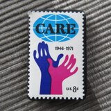 アメリカ1971年　切手ブローチ 10958