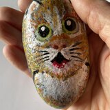 ビックリ猫ちゃんペーパーウエイト
