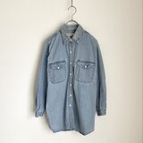 Vintage 80s-90s USA retro studs design denim shirt