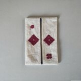 ハンガリー　クロスステッチの刺繍　ポケットティッシュケースNo.１