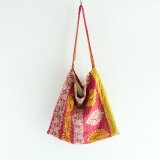 kanthaquilt square totebag -R- / カンタキルト スクエアトートバッグ