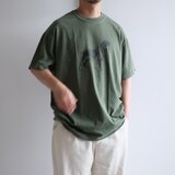 ″BIGDOG″ヴィンテージライクTシャツ / XLサイズ / フォレストグリーン