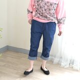 ゆるっとサマになるストレッチデニム立体パンツ