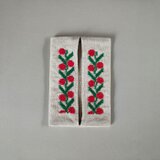 ハンガリー　ベレグ地方の刺繍　ポケットティッシュケースNo.1