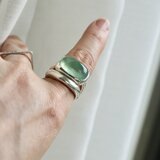 [ブドウの実] prehnite ring