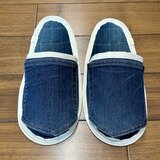 男性用★洗濯機丸洗いOK★スリッパ•室内履き★デニムリメイク　ルームシューズ