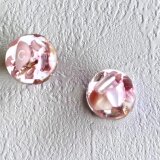 女子力UP✴︎シェルキラキラレジンピアス