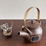 布紋五角急須