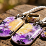 和柄 ペアネックレス 桜 伝統 職人 桜 さくら ペアアクセサリー 名入れ 手作り ハンドメイド プレゼント ギフト カップル