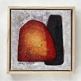 「orangered」アクリル画