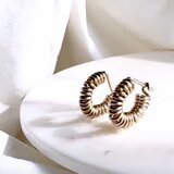 14kgf Coil キャッチレスフープピアス　
