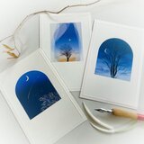 窓の向こうには…～選べる空のカード　3枚　～　