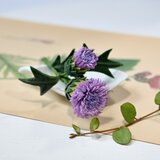 布花　くすみピンクが可愛い、レアなアザミのコサージュ。