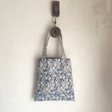 ＊リバティ小さな手提げバッグ＊アリス・ネイビー