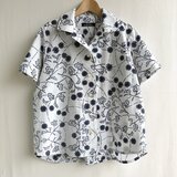 浴衣アロハシャツ　Aラインシルエット