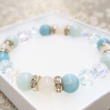 Amazonite Crystal Bracelet「 ENDLESS SKY 希望の空」アマゾナイトクリスタルブレスレット