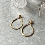 P808-ヴィンテージピアス U.S.A. 1980-90's 2WAY Serpentine Chain Drop