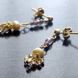 華奢な雰囲気の淡水パールピアス