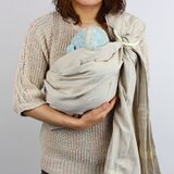 麻入りベージュ　スリング