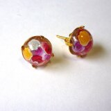 花詰めピアス【花柄】