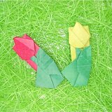 チューリップの箸袋