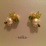 オリーブピアス