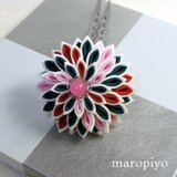 つまみ細工かんざし 丸花_05