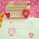 宛先はんこ★リボン♀